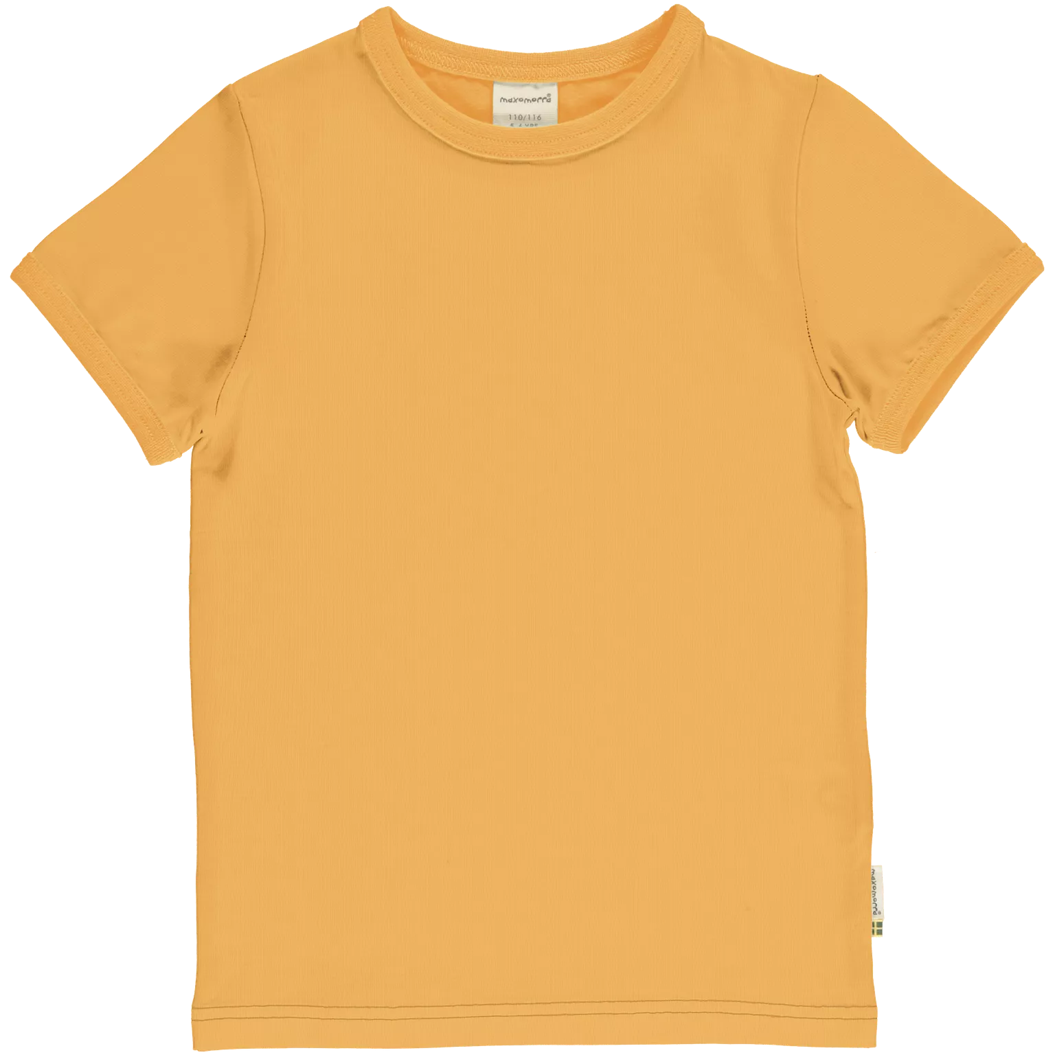 Maxomorra Yellow Organic Cotton Short Sleeved Top