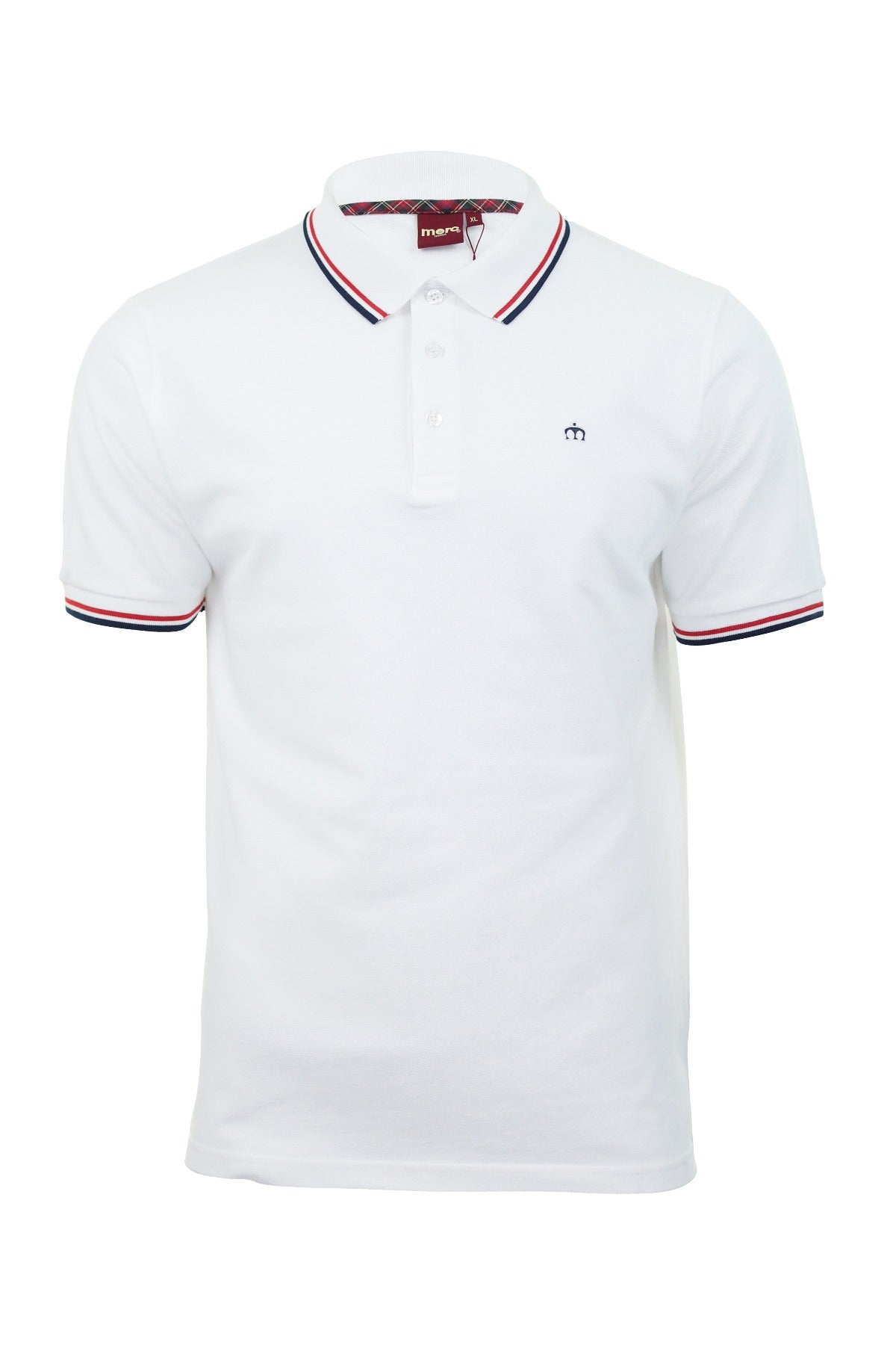 Mens Merc London 'Card' Pique Polo Shirt Mod Retro