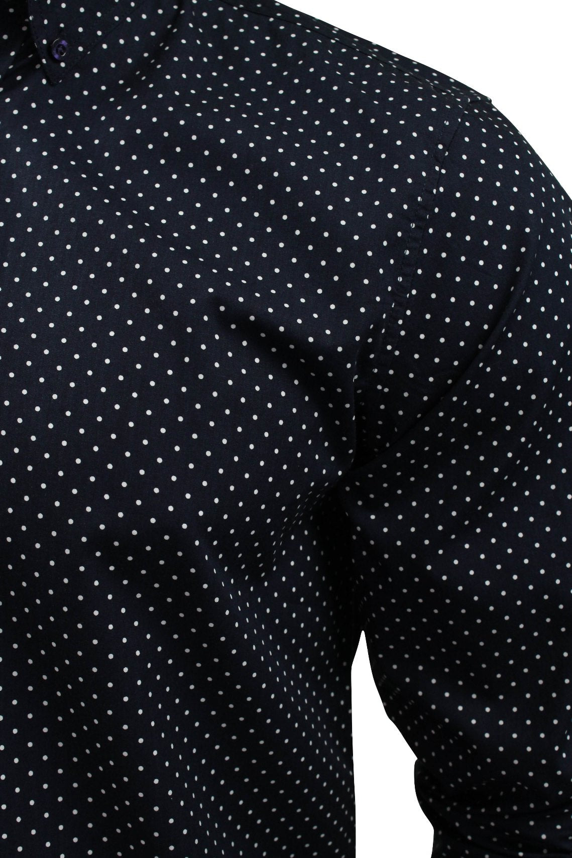 Mens Polka Dot Shirt by Merc London 'Siegel' Long Sleeved