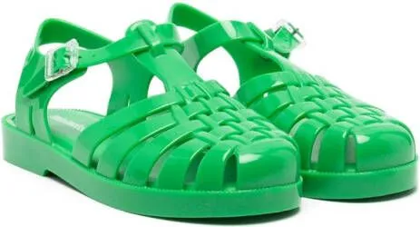 Mini Melissa Possession closed-toe sandals Green