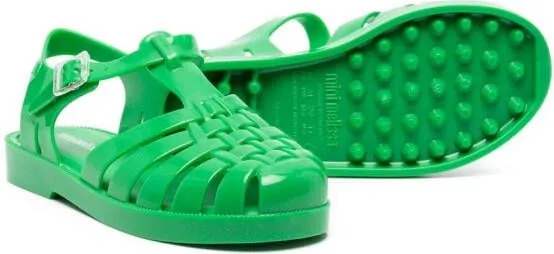 Mini Melissa Possession closed-toe sandals Green