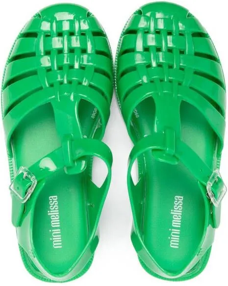 Mini Melissa Possession closed-toe sandals Green