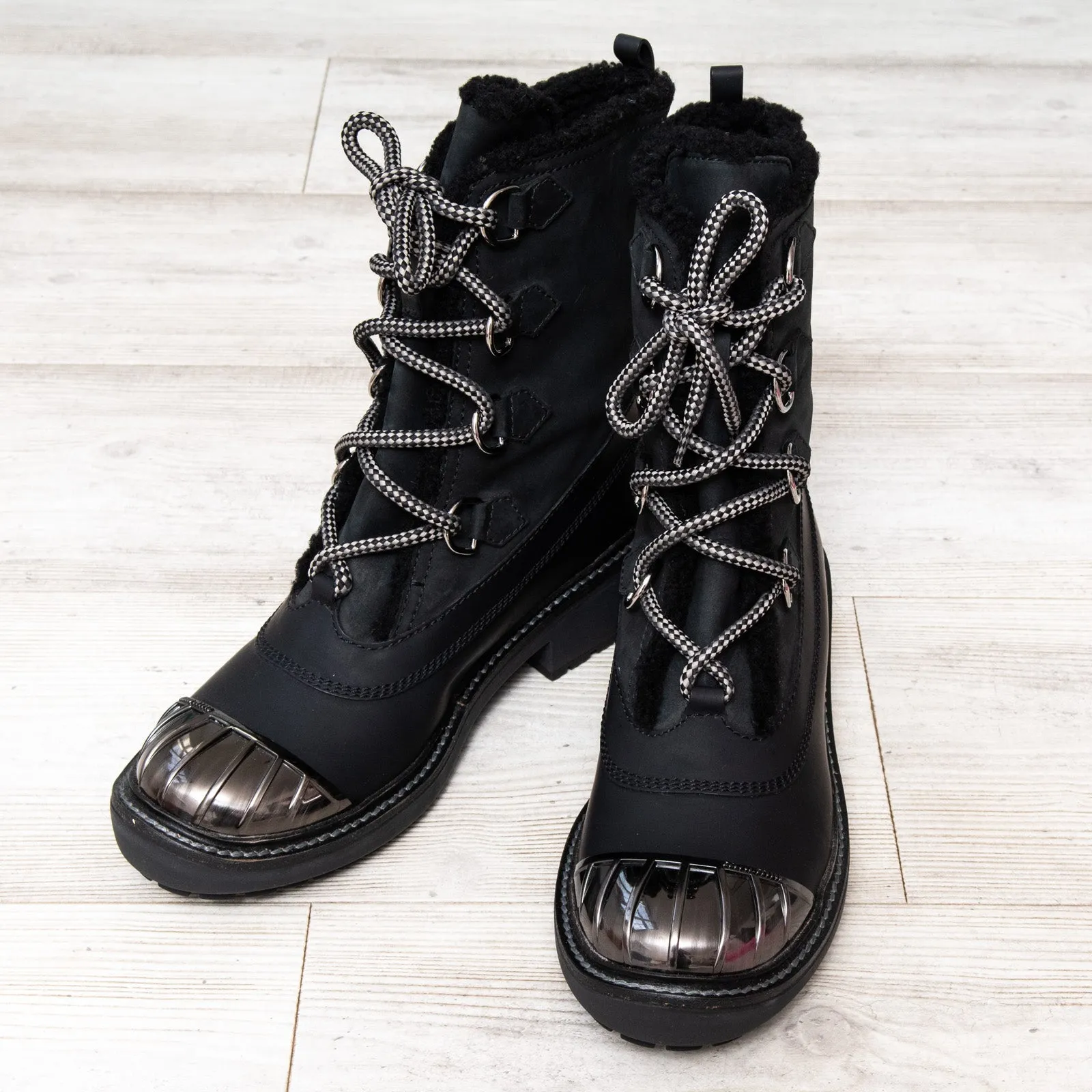 Miu Miu Black Ankle Boots