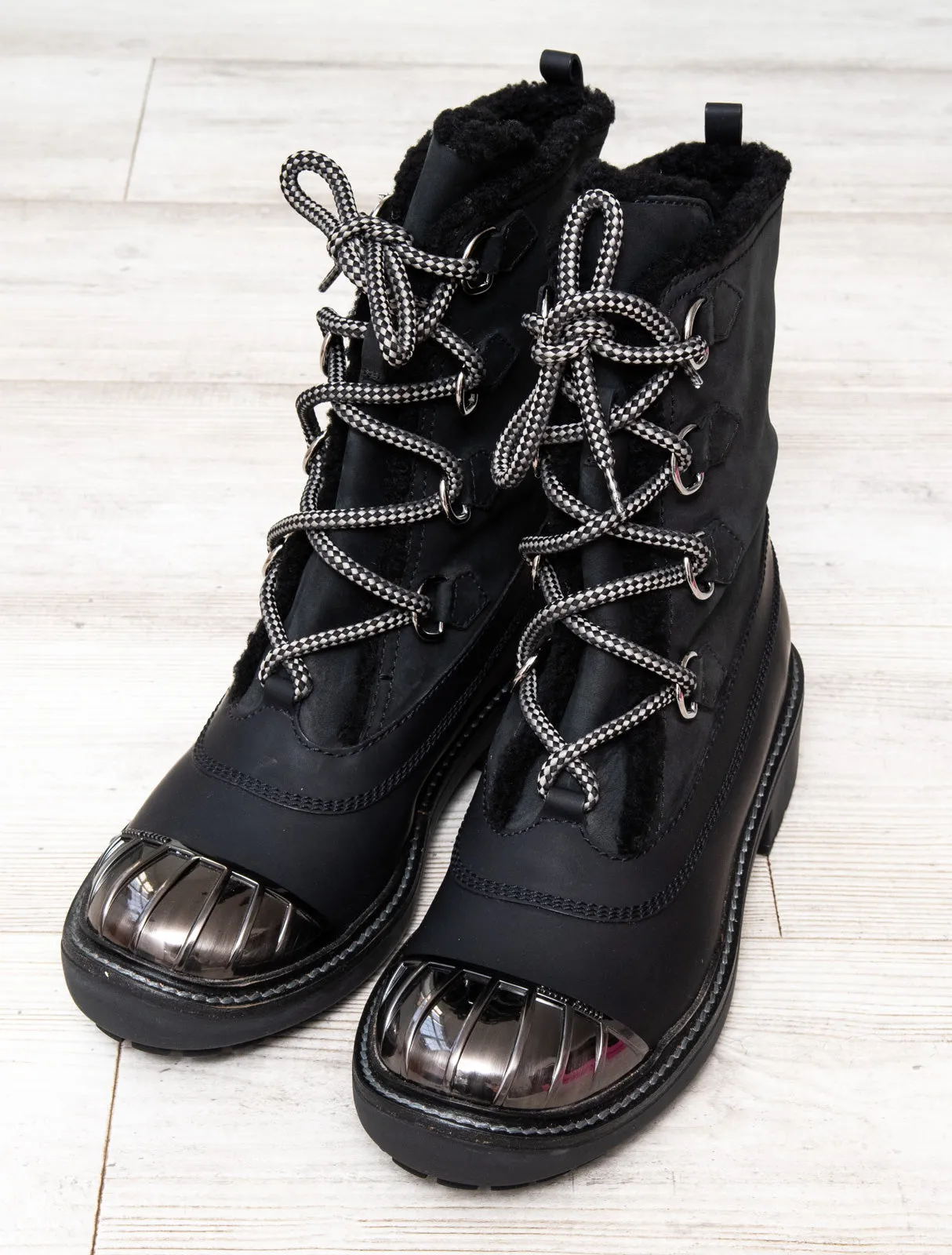 Miu Miu Black Ankle Boots