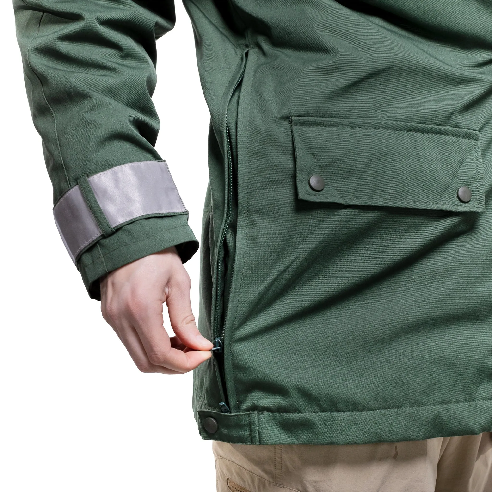 Modular Scotchlite Polizei Parka with Waterproof Membrane