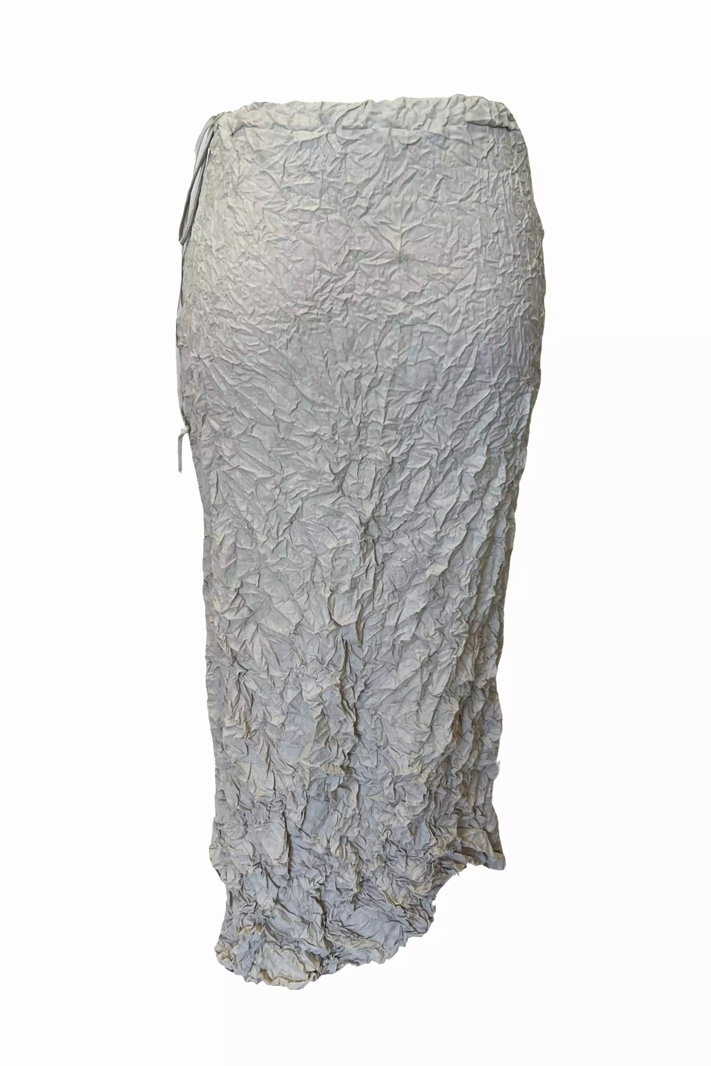 Moth Asymmetrical Long Skirt | Stone