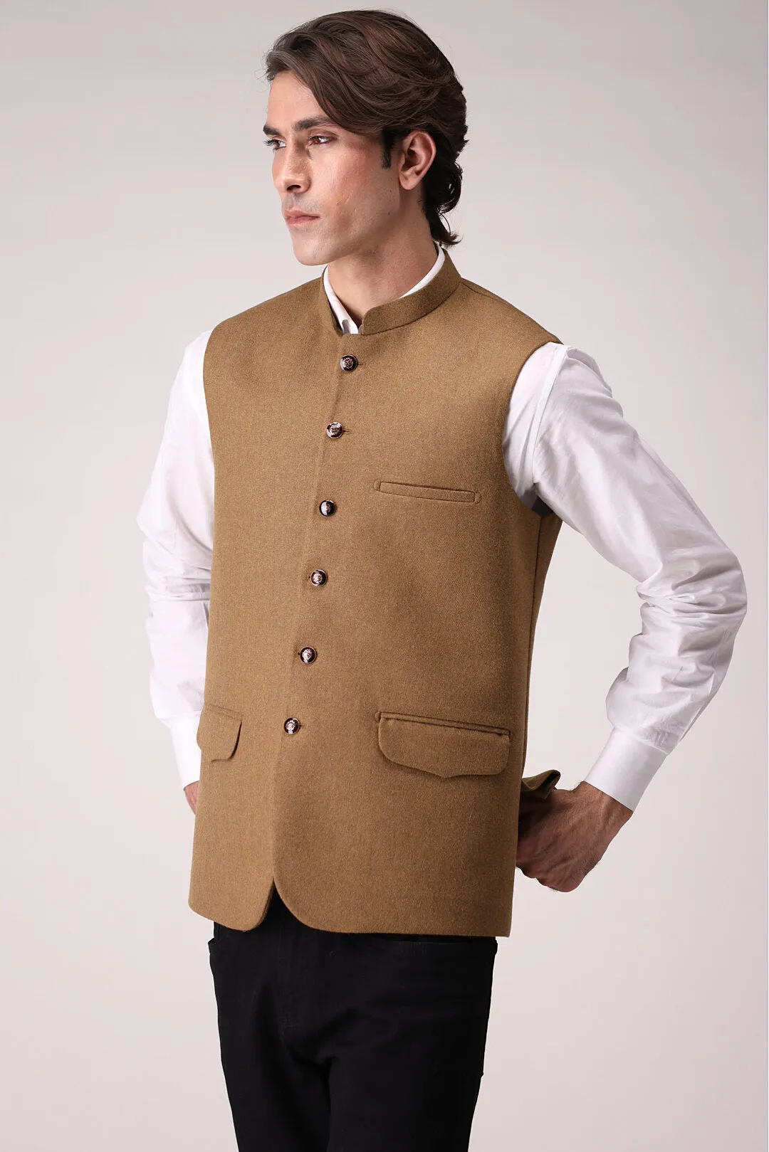 Mustard Waist Coat