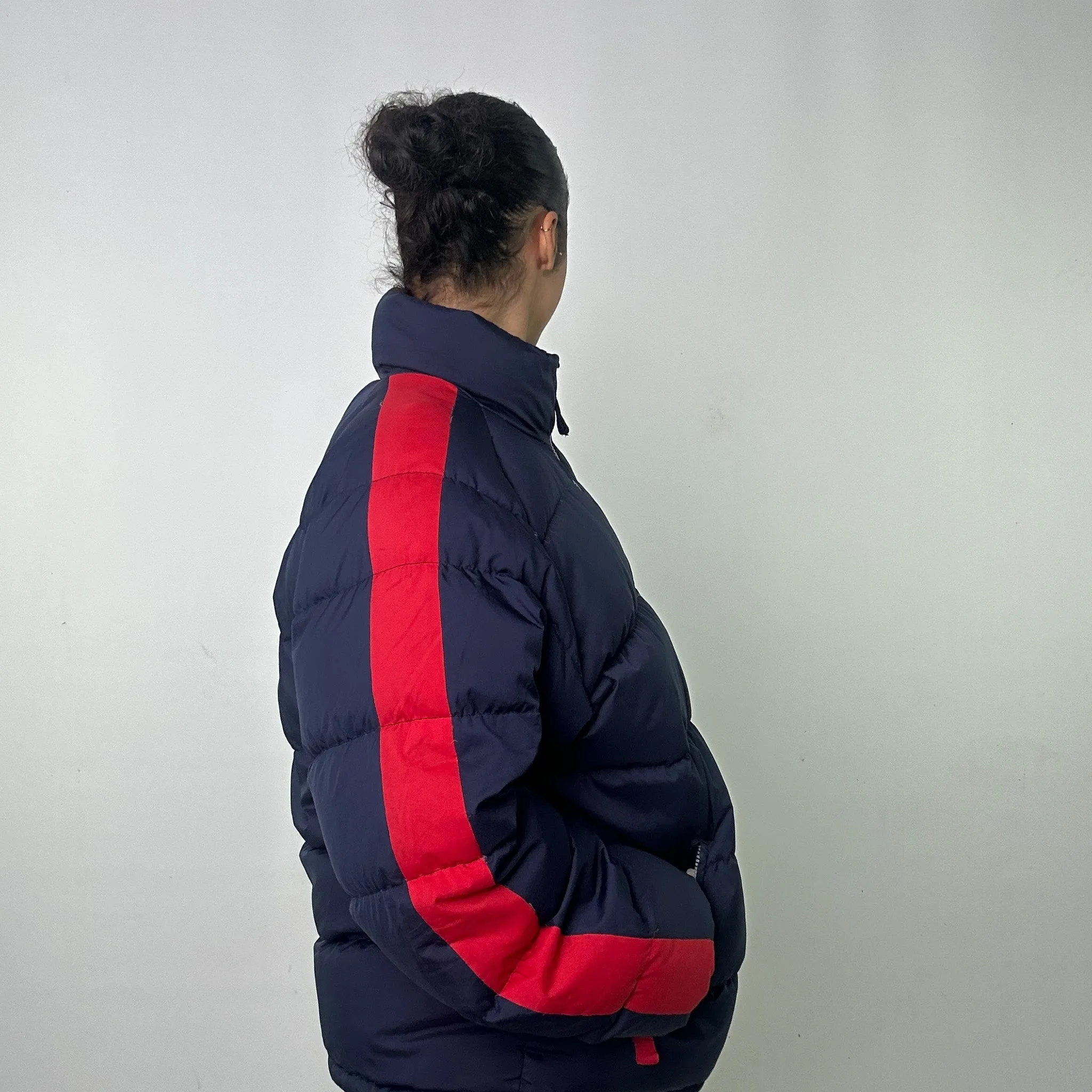 Navy Blue 90s FILA Puffer Jacket Coat (XL)