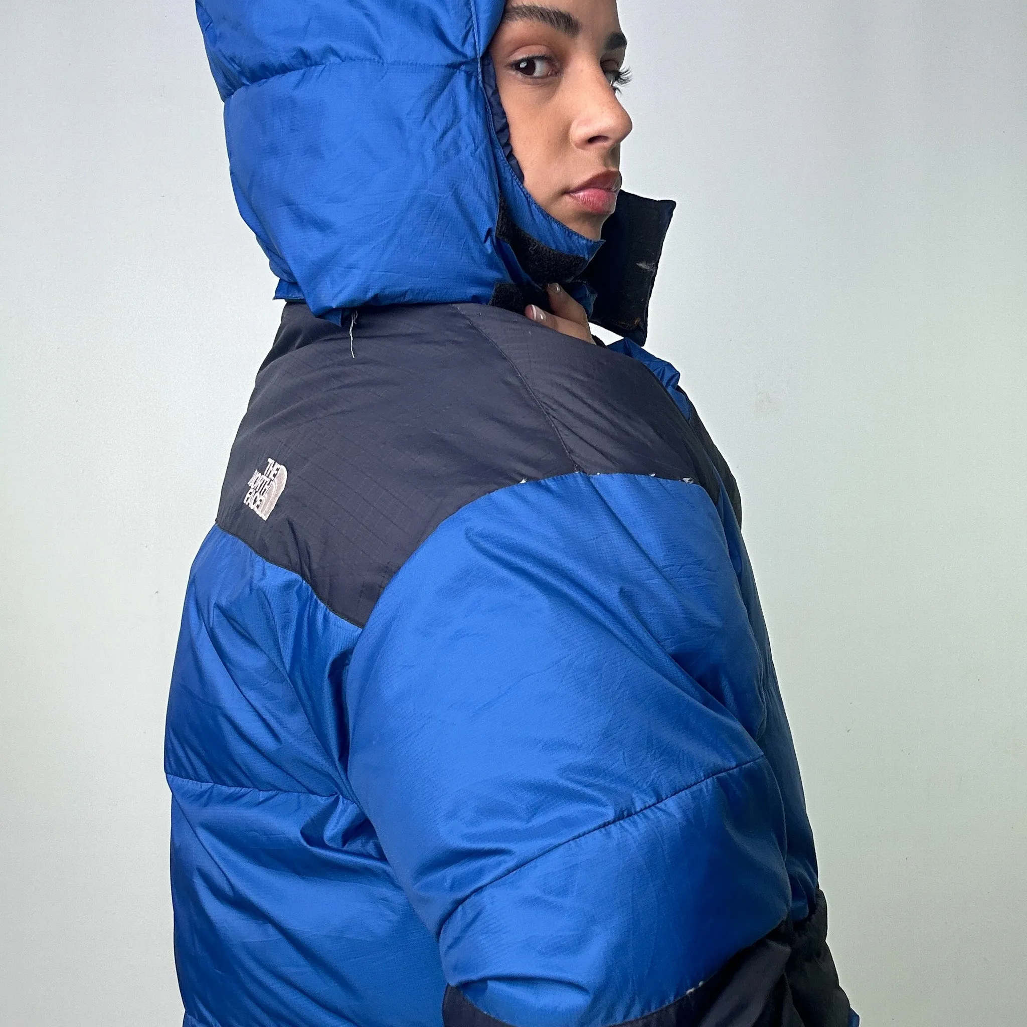 Navy Blue 90s The North Face Puffer Jacket Coat (L)