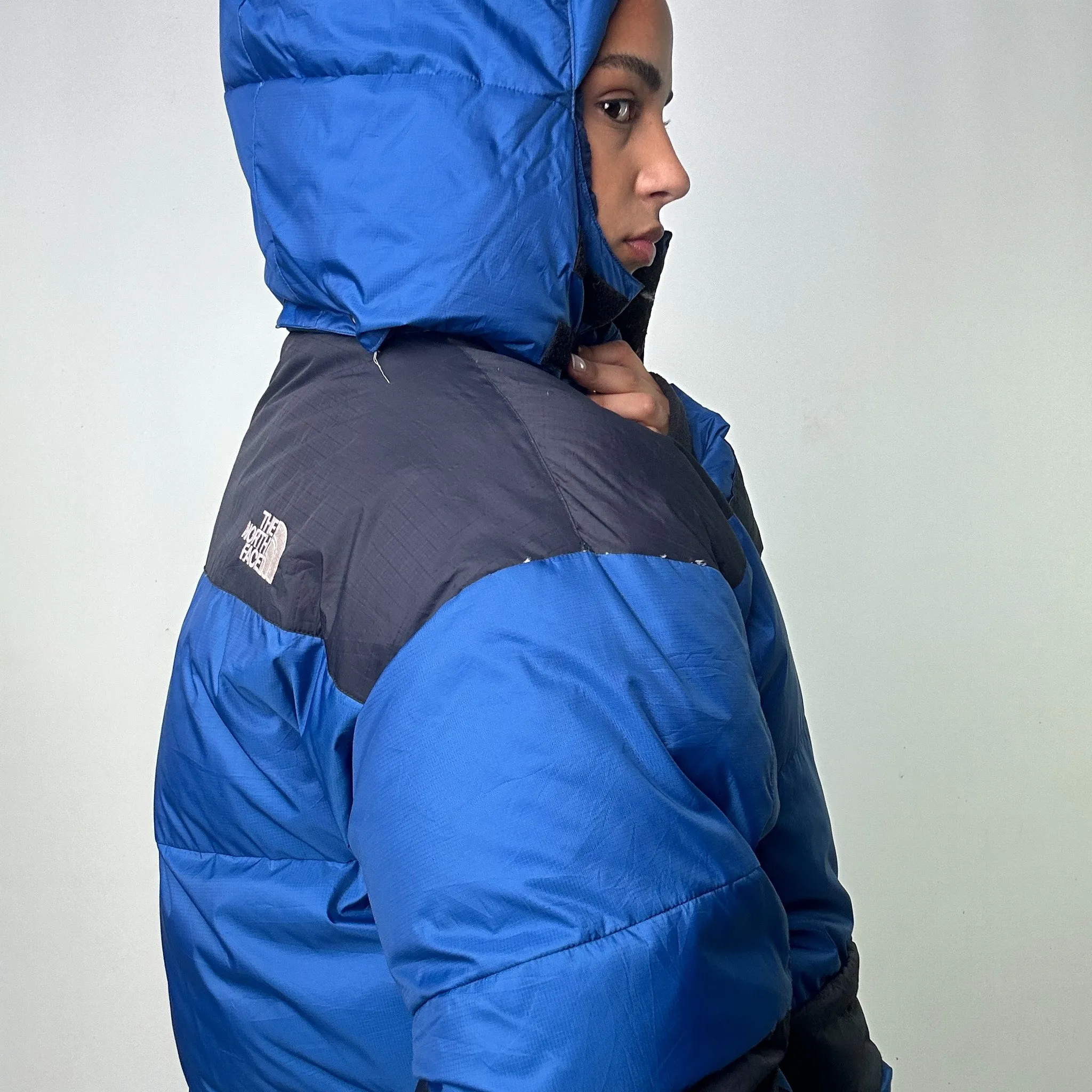 Navy Blue 90s The North Face Puffer Jacket Coat (L)