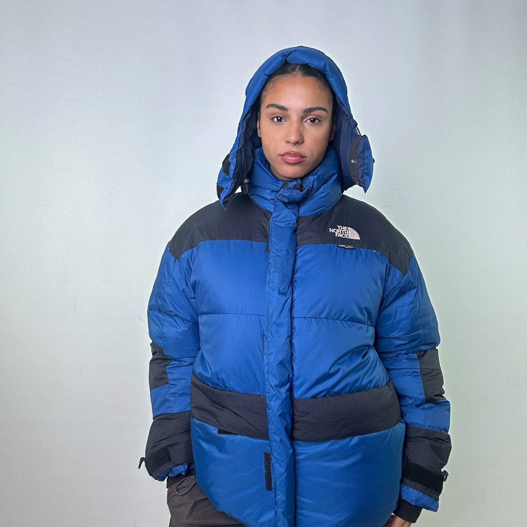 Navy Blue 90s The North Face Puffer Jacket Coat (L)