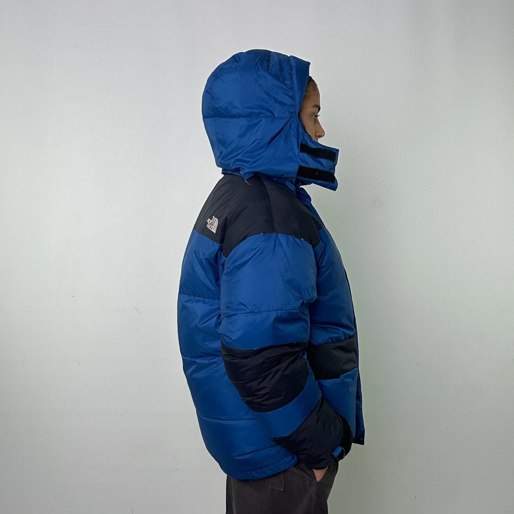 Navy Blue 90s The North Face Puffer Jacket Coat (L)