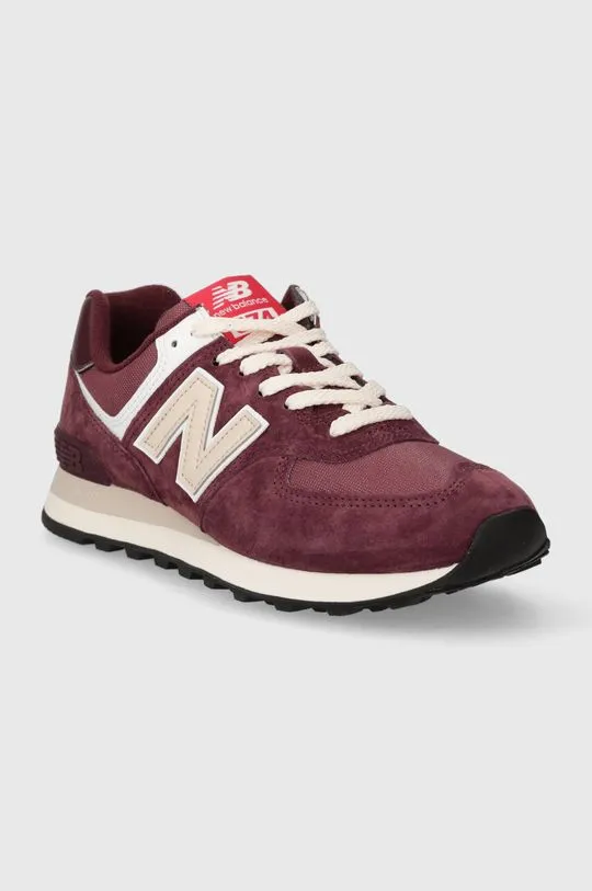 New Balance sneakers 574 maroon color