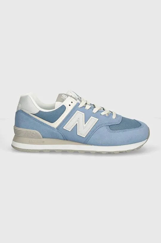 New Balance suede sneakers 574 blue color U574ESE