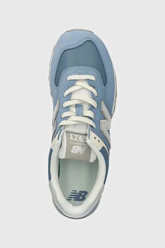 New Balance suede sneakers 574 blue color U574ESE