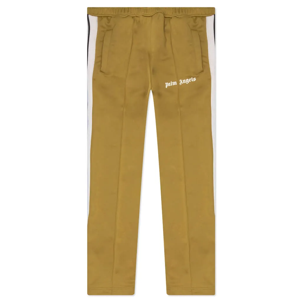 New Slim Track Pants - Bronze/Off White