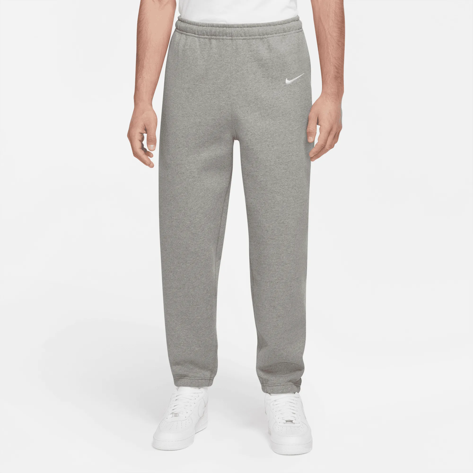 Nike Solo Swoosh Grey Sweatpants