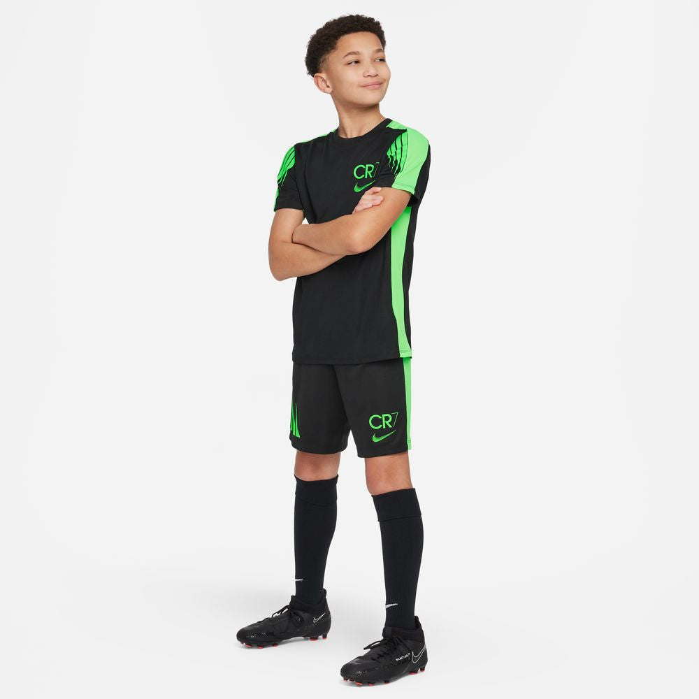 Nike Youth CR7 Dri-FIT Academy 23 Football Shorts (Black/Green Strike)