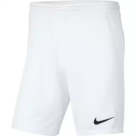 Nike Youth Park III Knit Short (White)