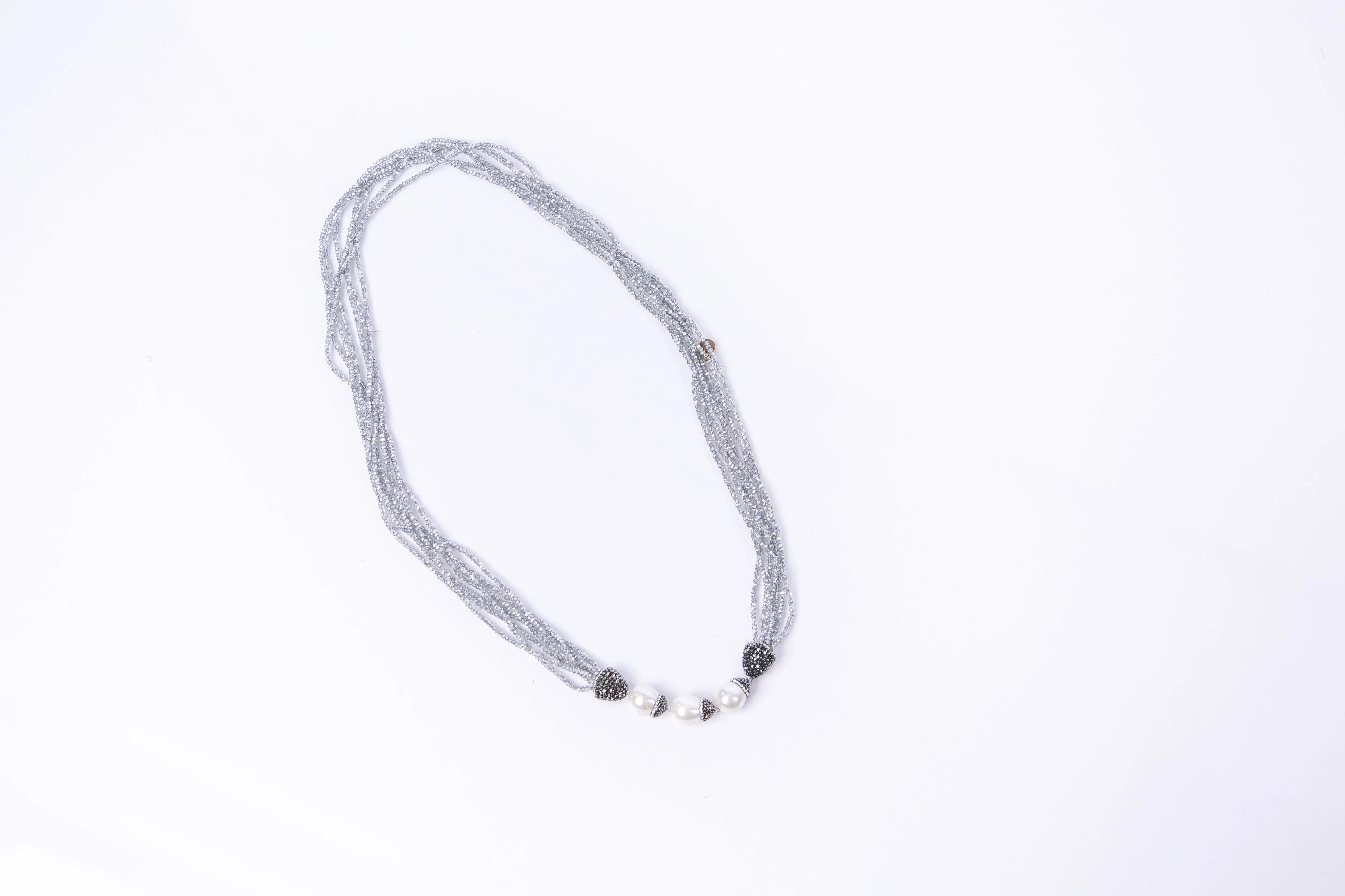 Nina Necklace (Pearl & Quartzite)