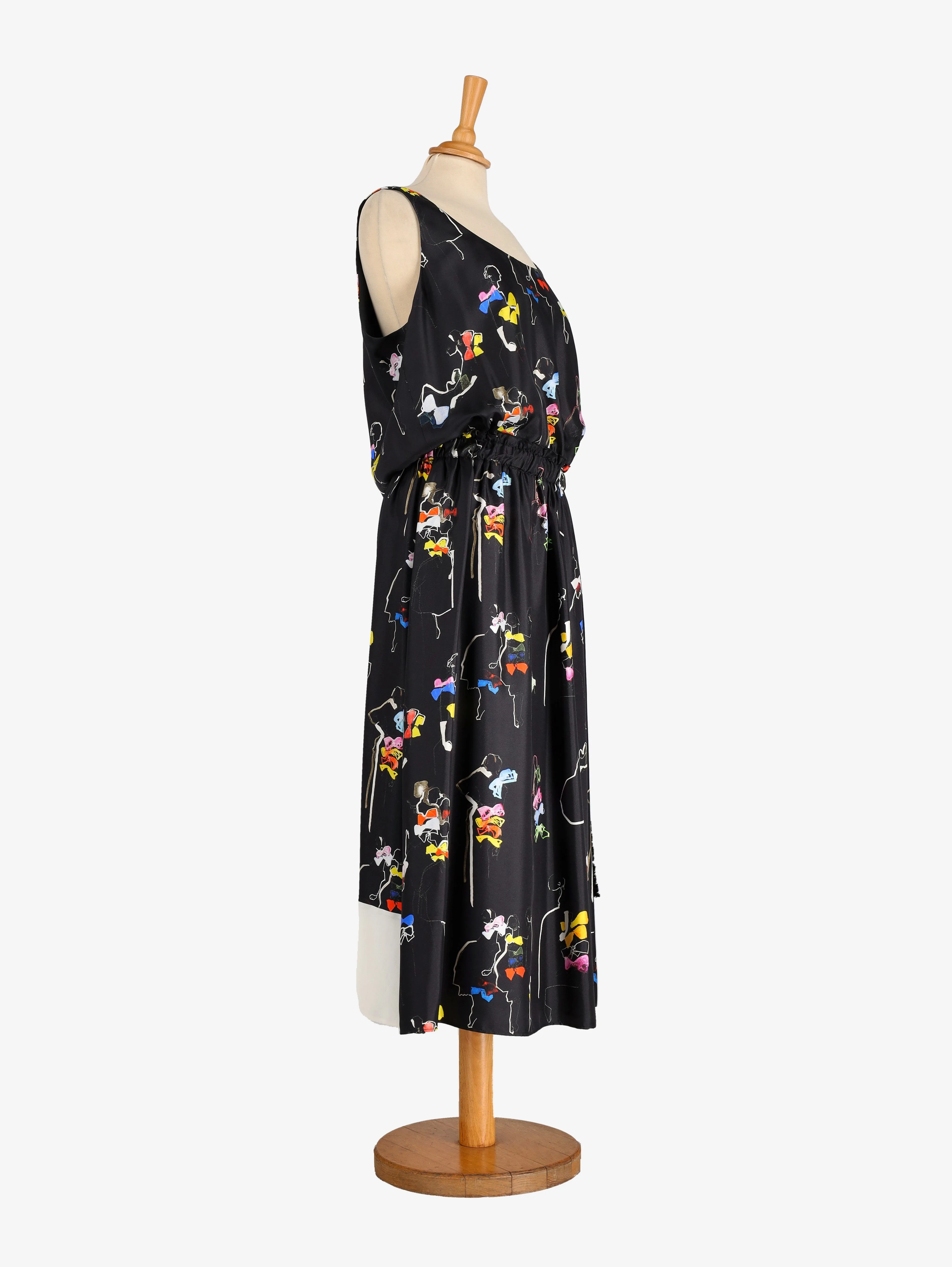 N°21 Patterned Silk Midi Dress - 00s