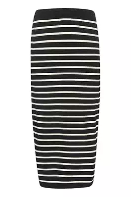 Part Two Emmarie Skirt Black Stripe