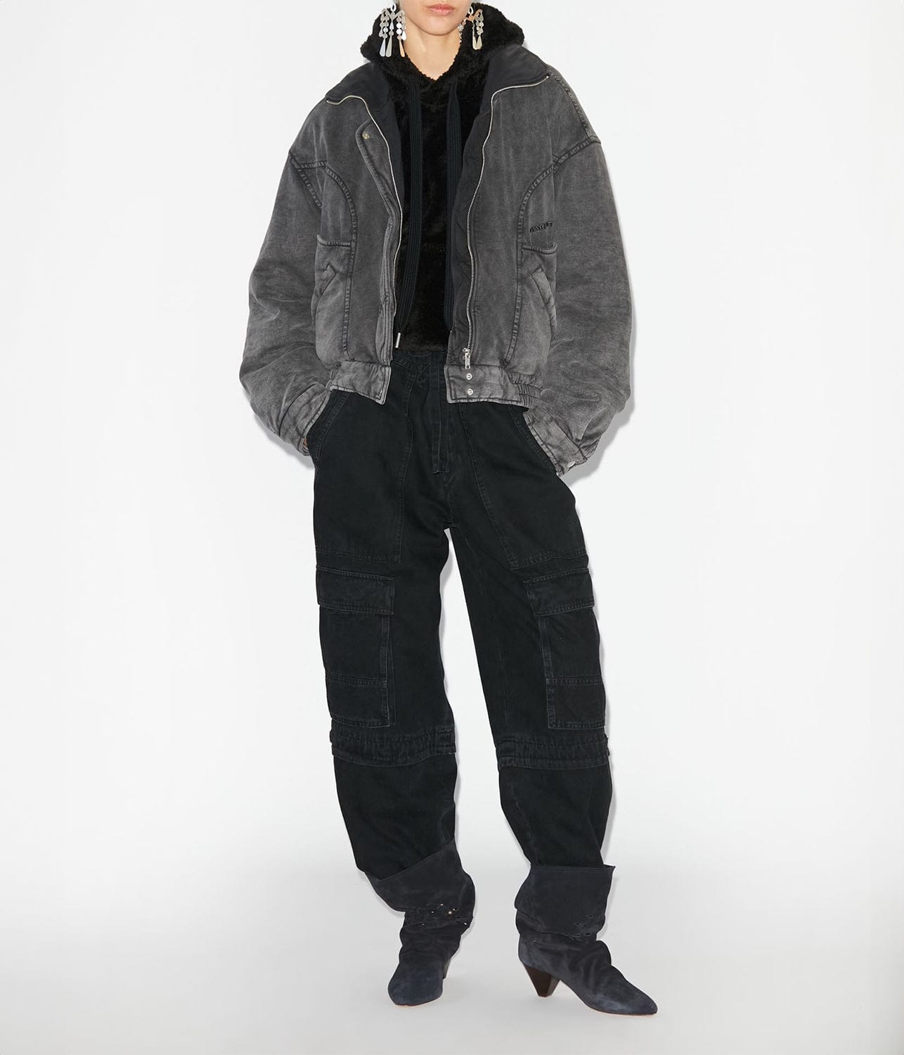 PARVETI JACKET- FADED BLACK