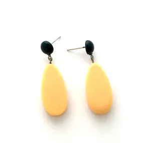 Peach Matte Alex Drop Earrings *