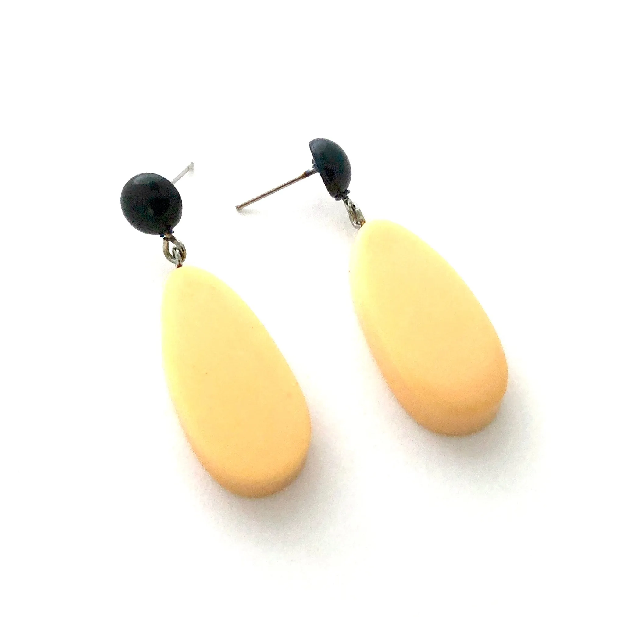 Peach Matte Alex Drop Earrings *