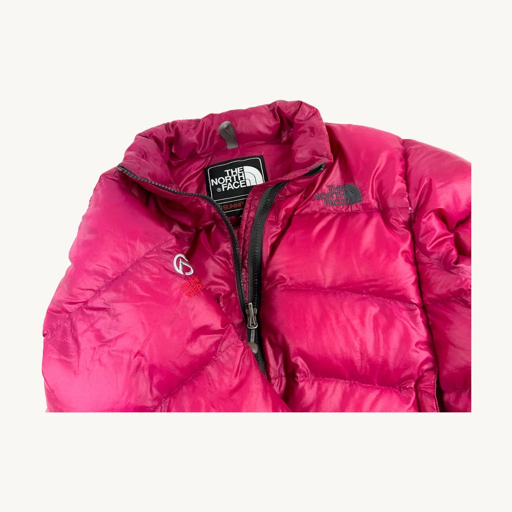 Pink 90s The North Face Summit Series Puffer Jacket Coat (M)