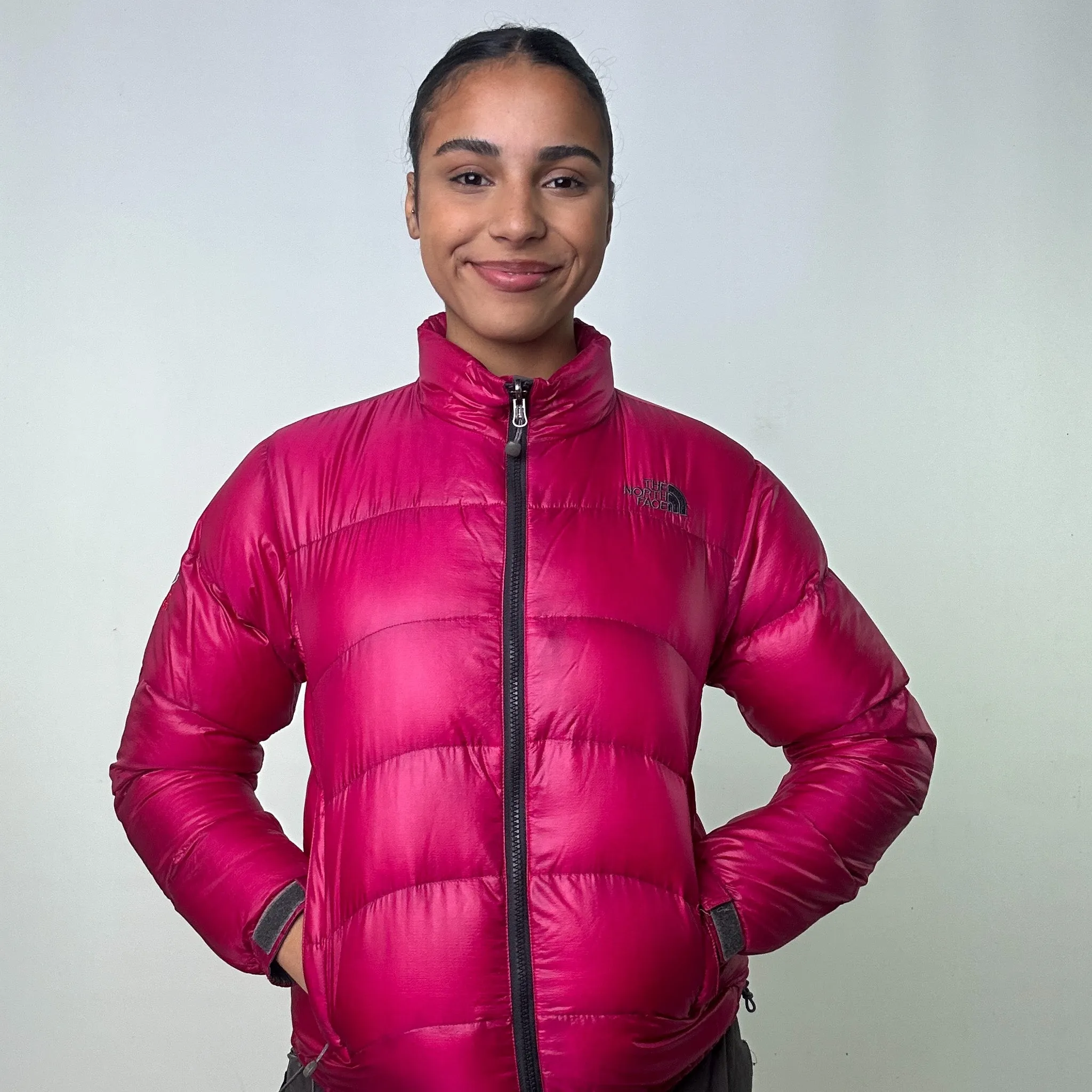 Pink 90s The North Face Summit Series Puffer Jacket Coat (M)