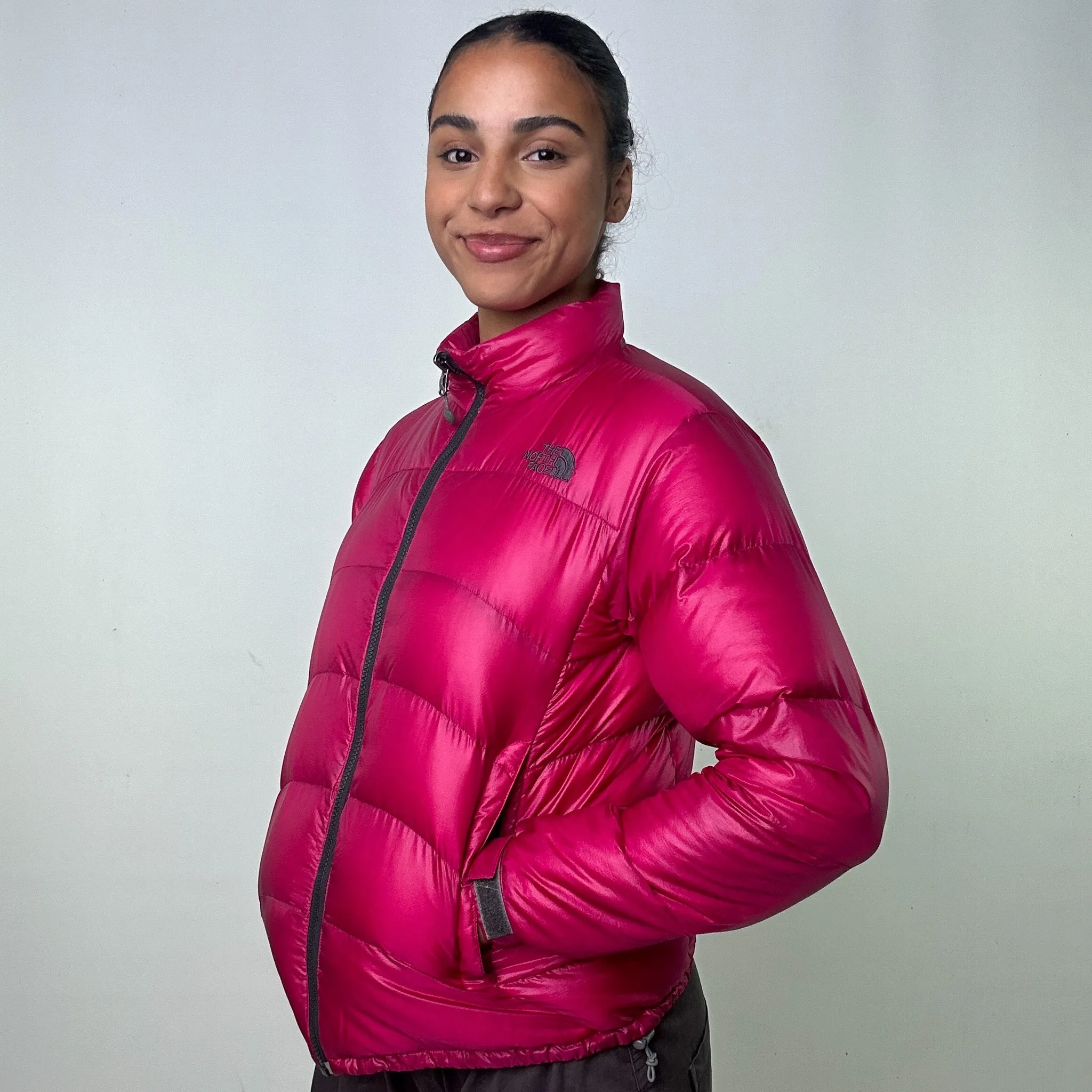 Pink 90s The North Face Summit Series Puffer Jacket Coat (M)