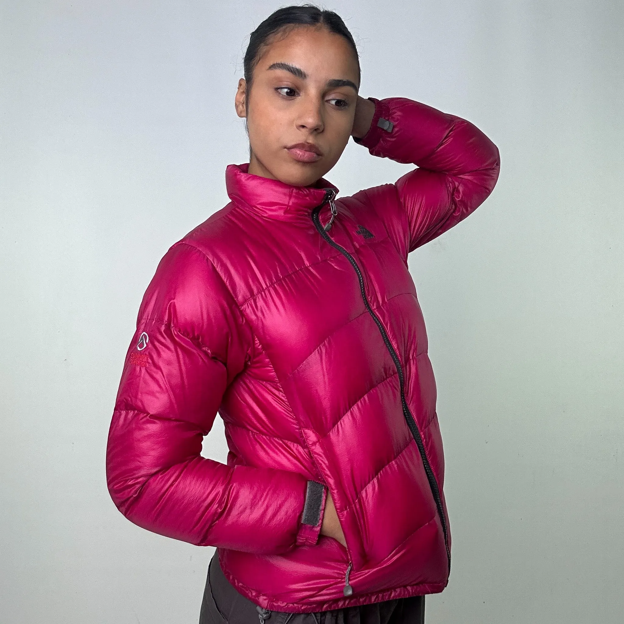 Pink 90s The North Face Summit Series Puffer Jacket Coat (M)