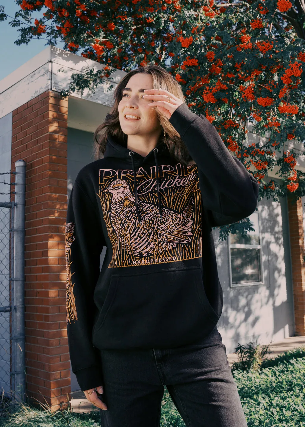 Prairie Chicken Sweater | Black | Unisex