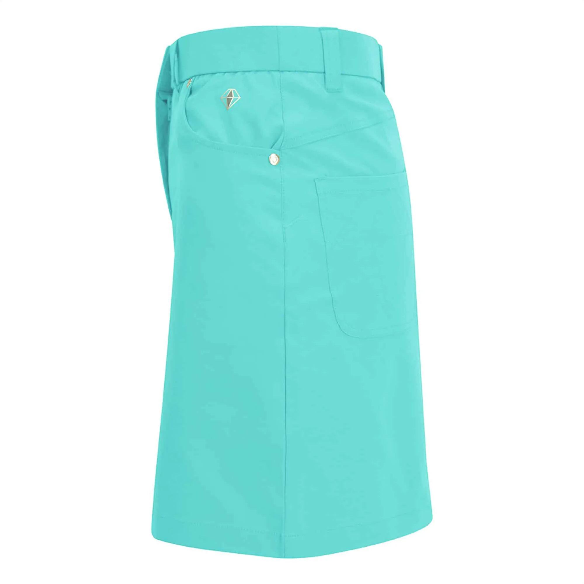 Pure Golf Calm Ladies Golf Skort Ocean Blue 50CM