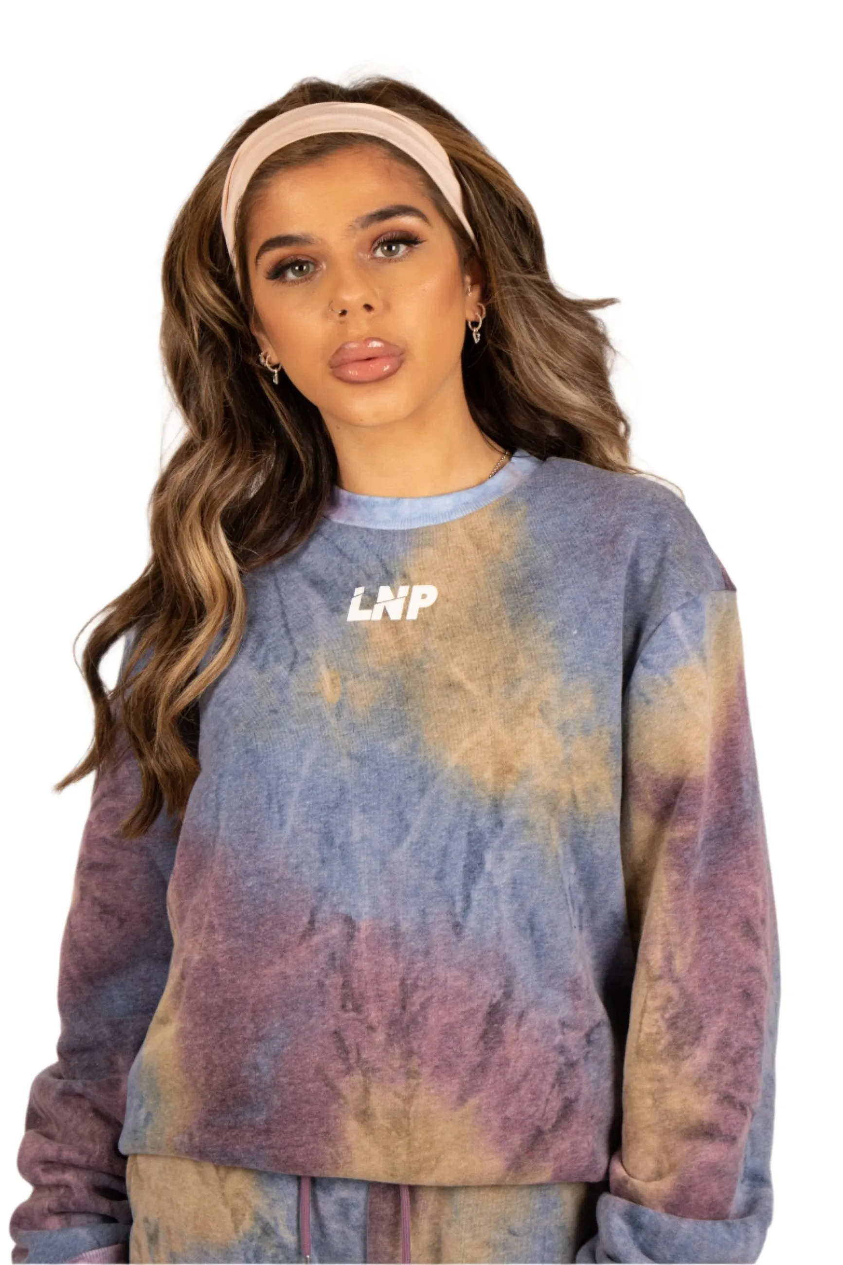 Purple Tie Dye Sweater