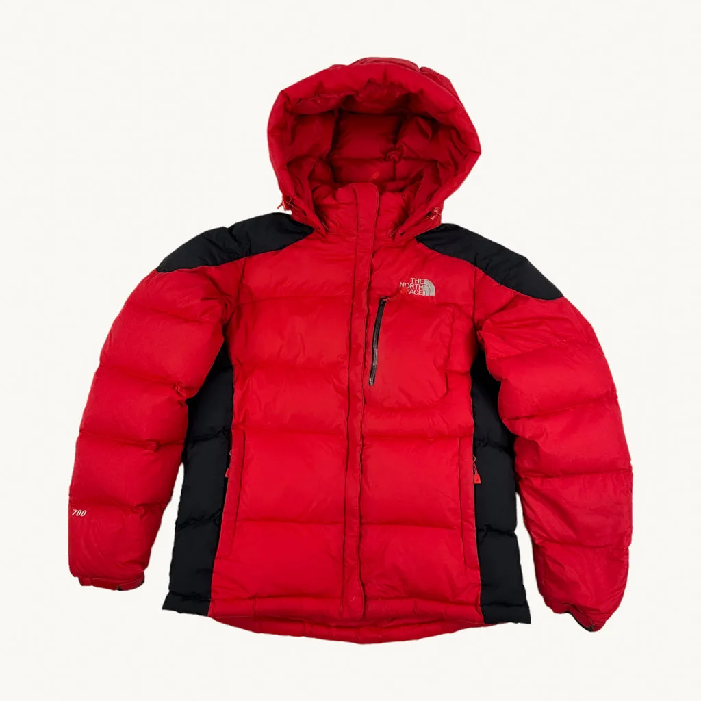 Red 90s The North Face 700 Series Puffer Jacket Coat (M)