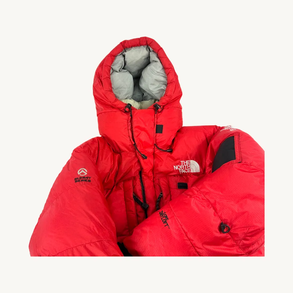 Red 90s The North Face Summit Series 800 Goretex Puffer Jacket Coat (M)