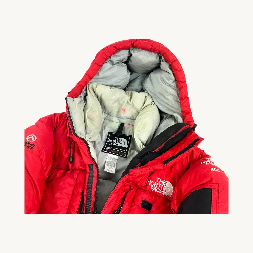 Red 90s The North Face Summit Series 800 Goretex Puffer Jacket Coat (M)