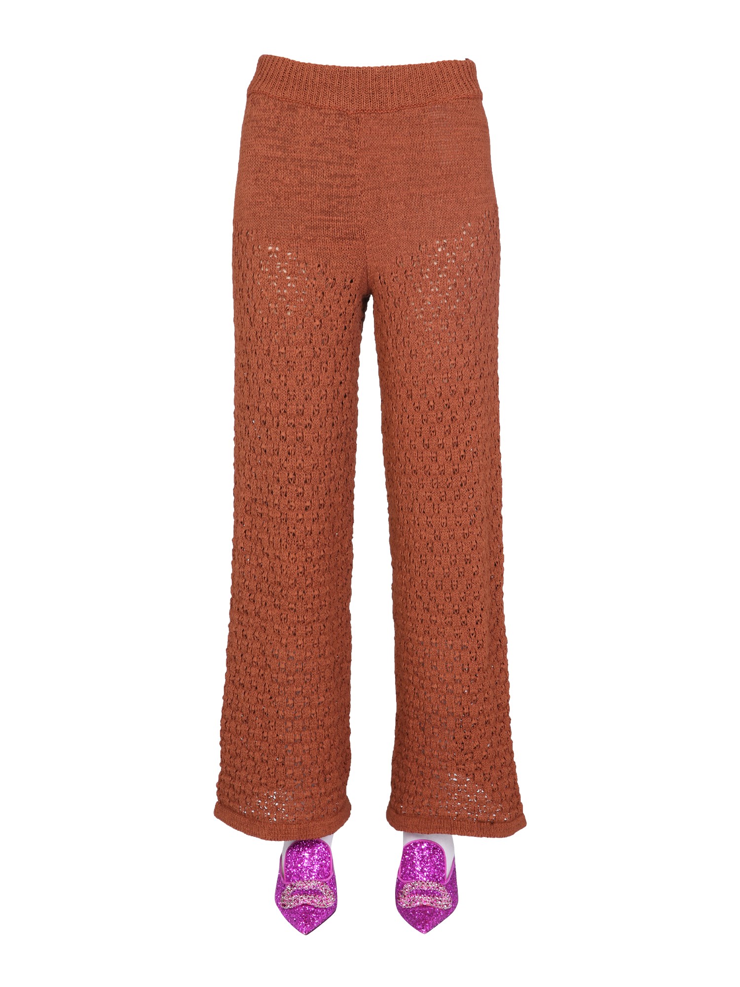 ROTATE BIRGER CHRISTENSEN    CALLA ORGANIC COTTON KNIT PANTS