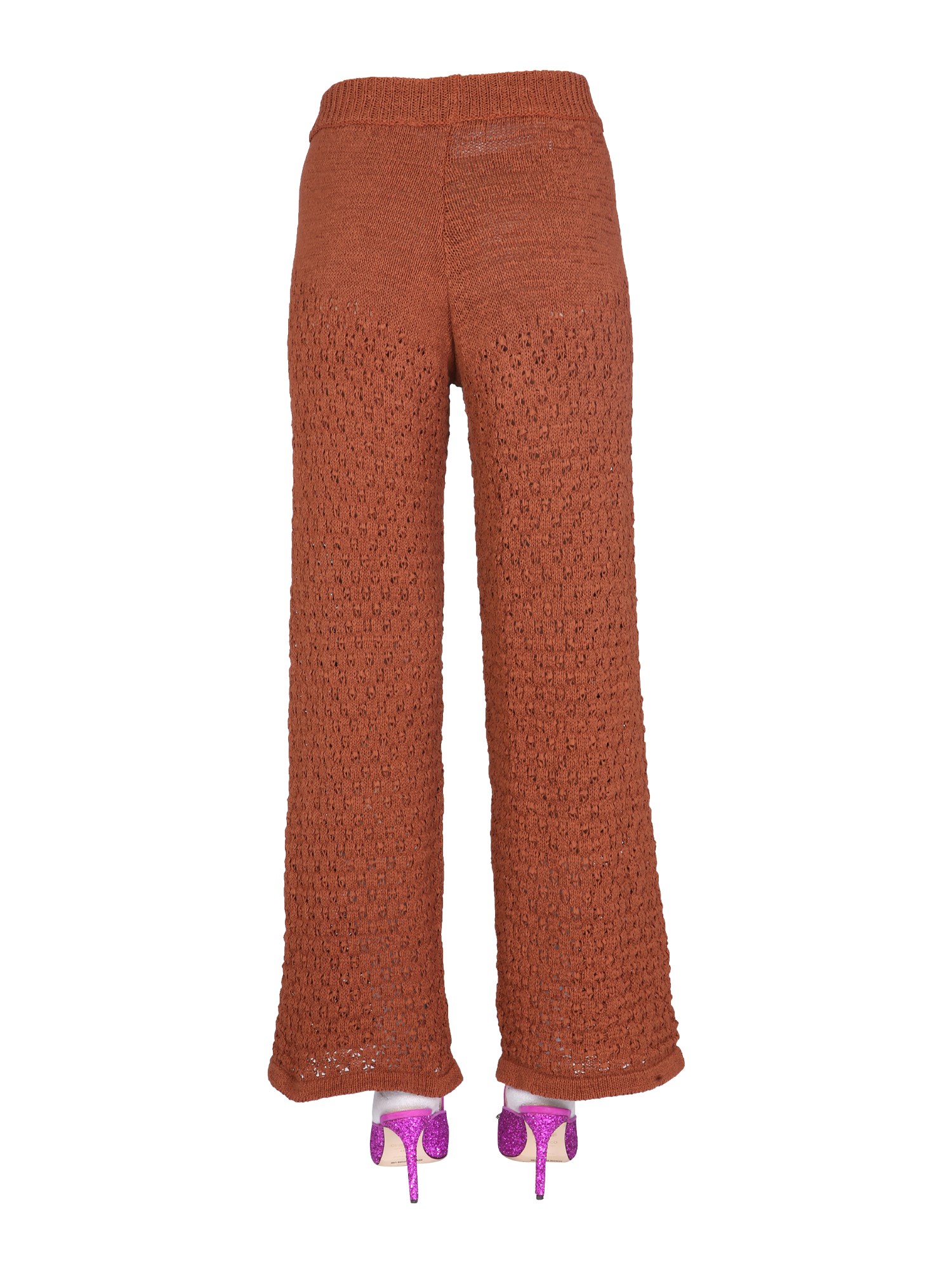 ROTATE BIRGER CHRISTENSEN    CALLA ORGANIC COTTON KNIT PANTS