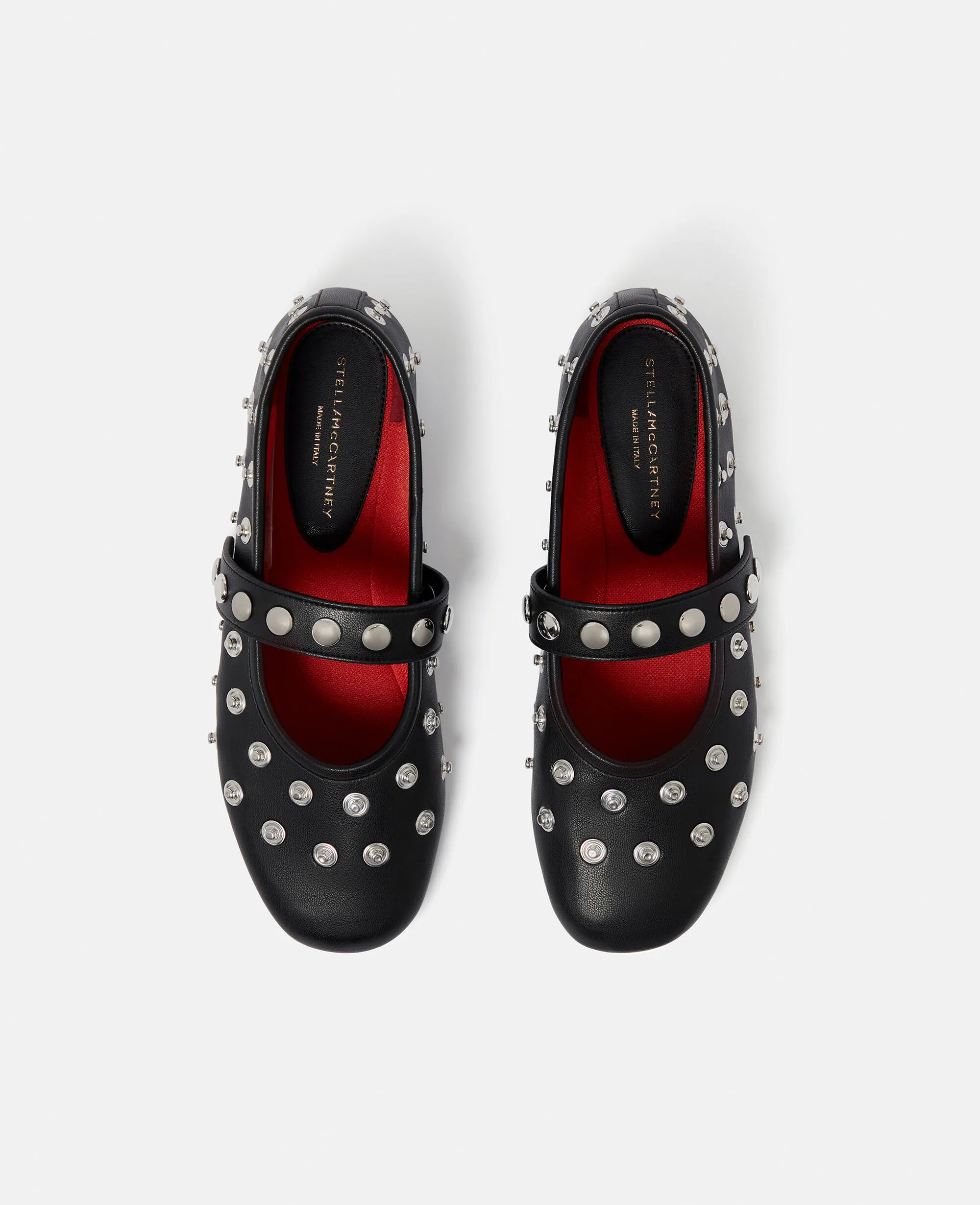 Ryder Popper-Studded Ballet Flats