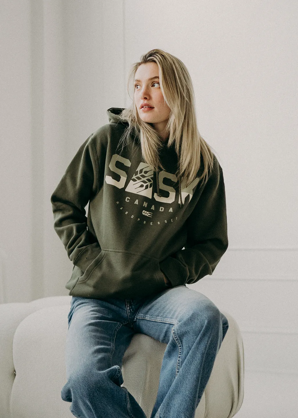 SASK Icon Two Tone Sweater | Foliage | Unisex