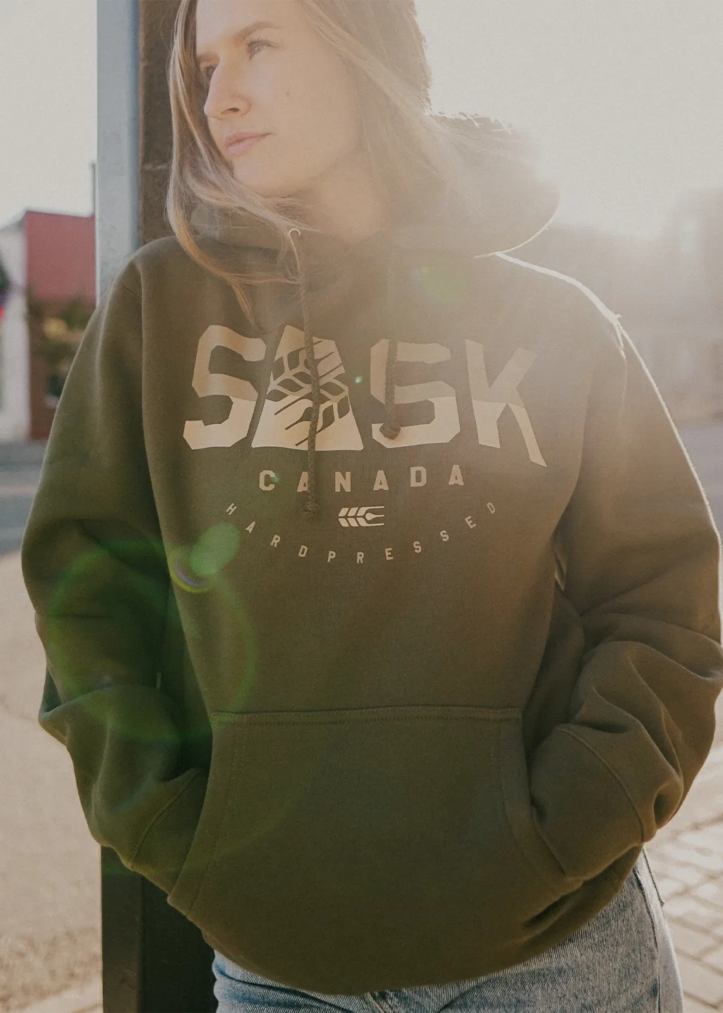 SASK Icon Two Tone Sweater | Foliage | Unisex