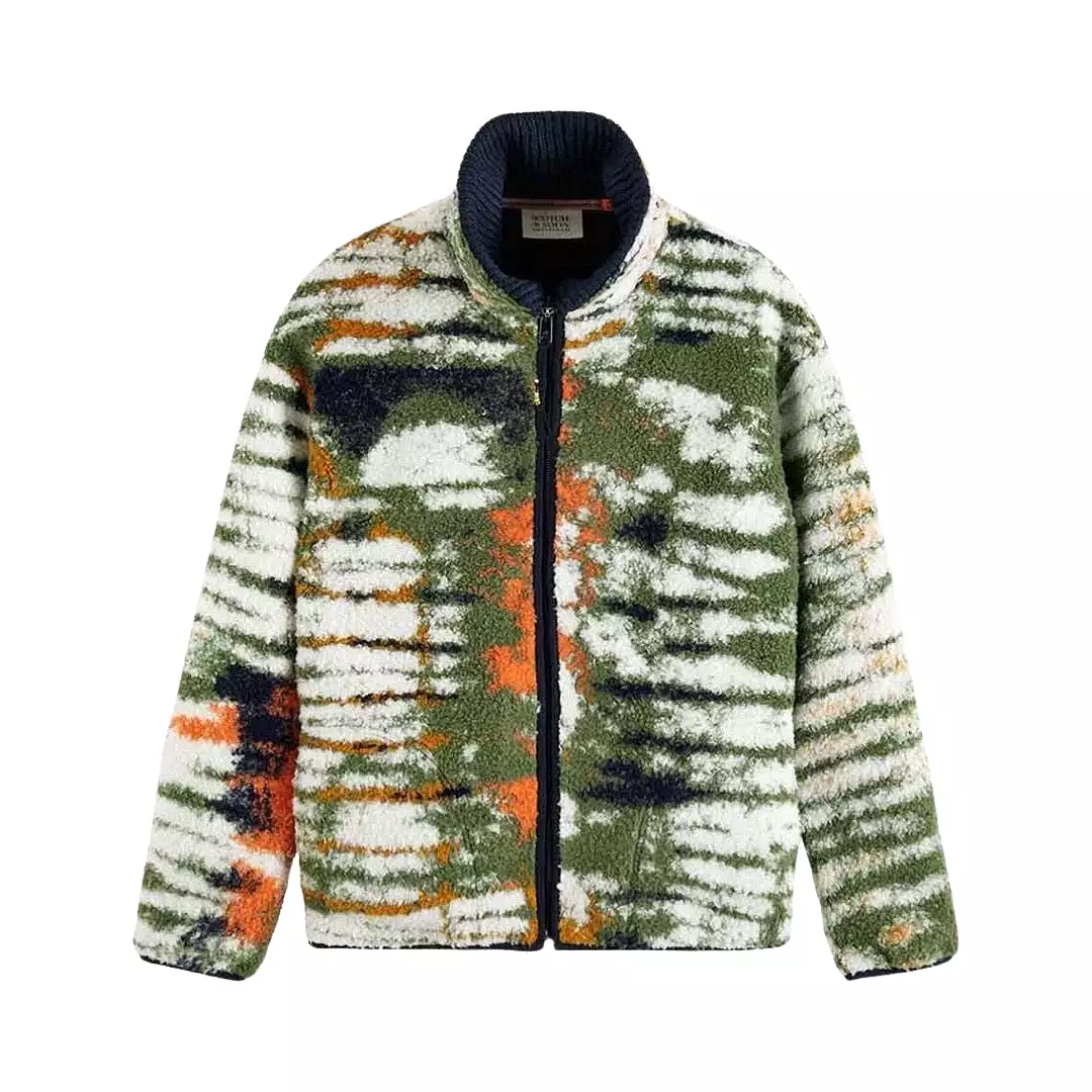 Scotch & Soda Tie Dye Fleece Jacket (174504)