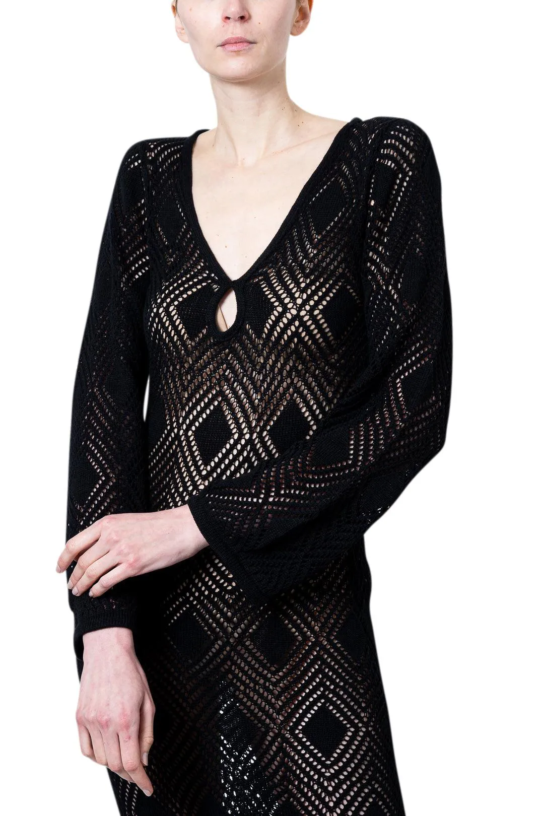 Serena Pointelle Knit Dress