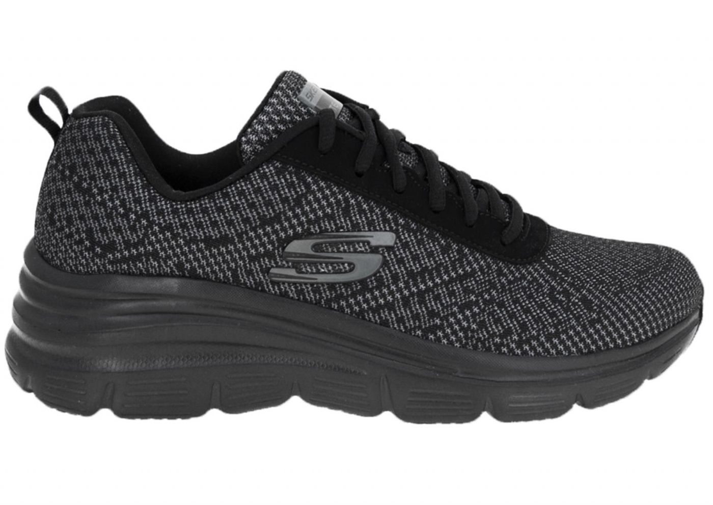 SKECHERS SNEAKERS DONNA 12719/BBK NERO