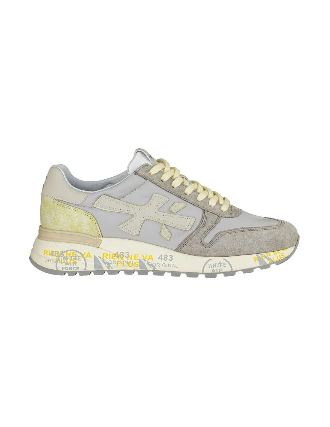 Sneakers Premiata uomo Mick 6615 grigie