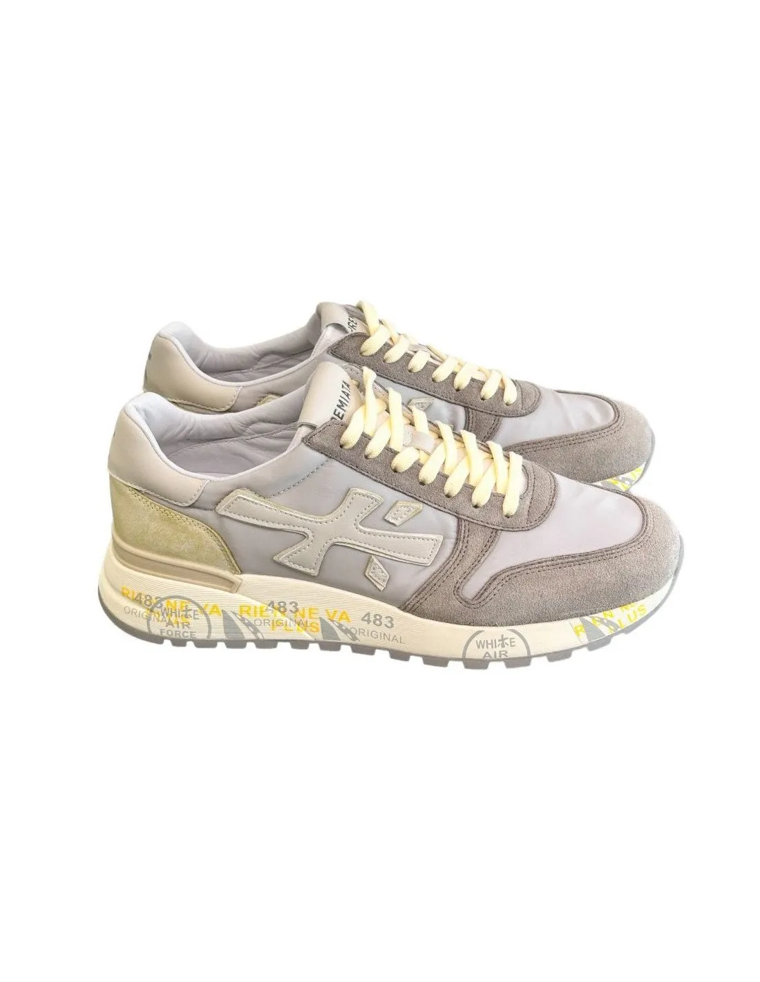 Sneakers Premiata uomo Mick 6615 grigie