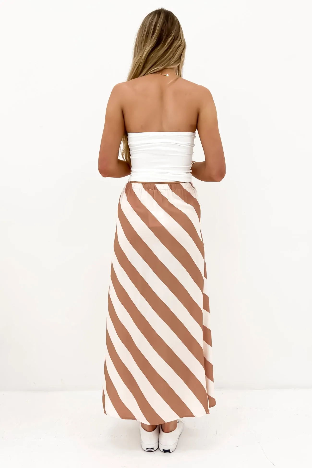 Soren Maxi Skirt Brown